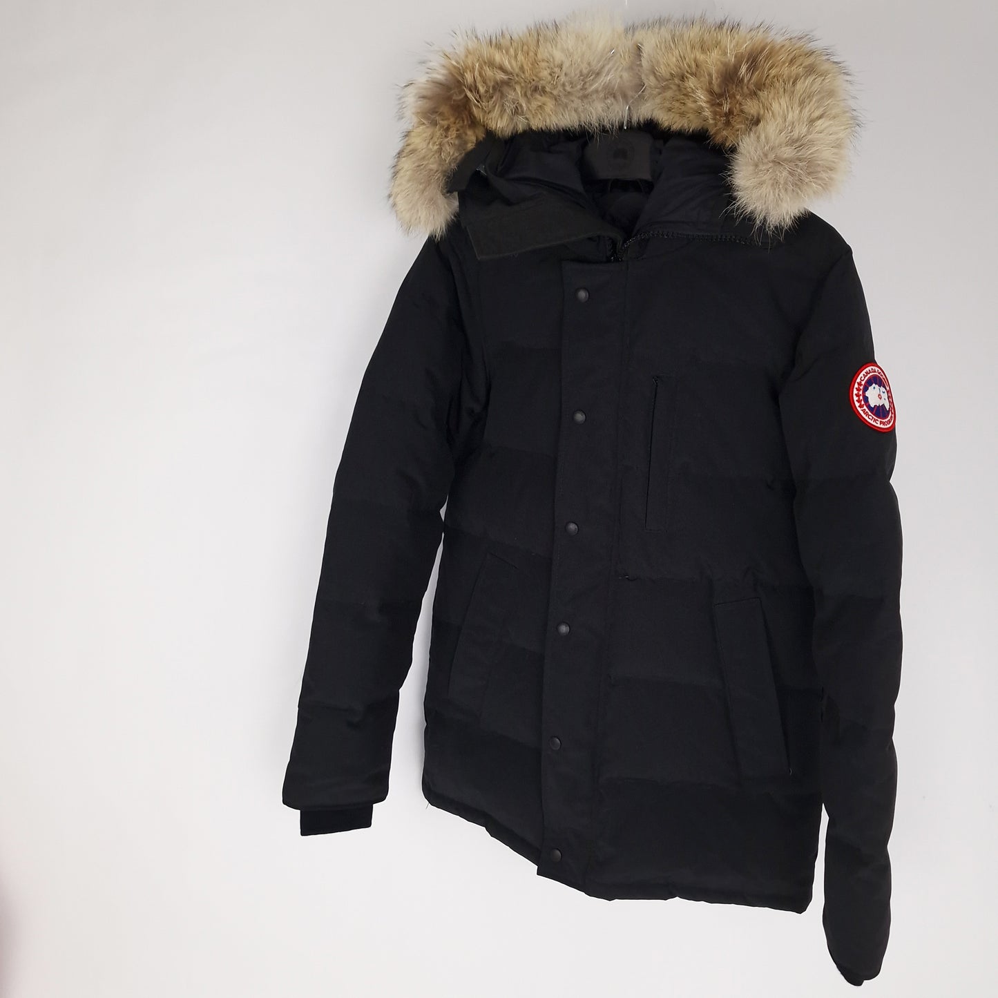 Carson Parka Black Medium on white background