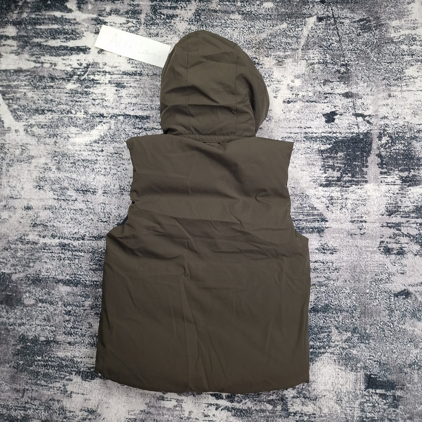 Canada Goose Hudson Vest Earth Green Men's Size Medium Back View