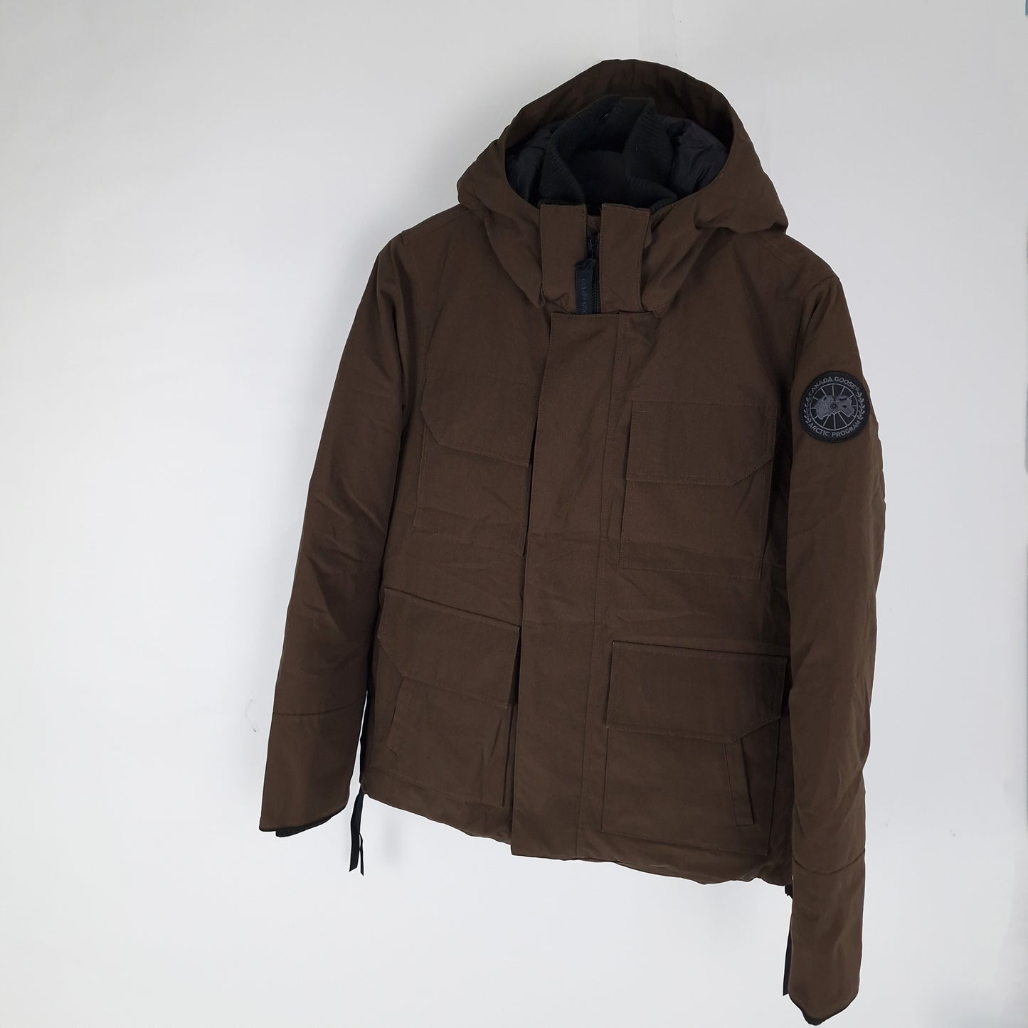 Canada Goose Maitland Parka Black Label Grizzly Brown Men's Size Small Professional Product Photo