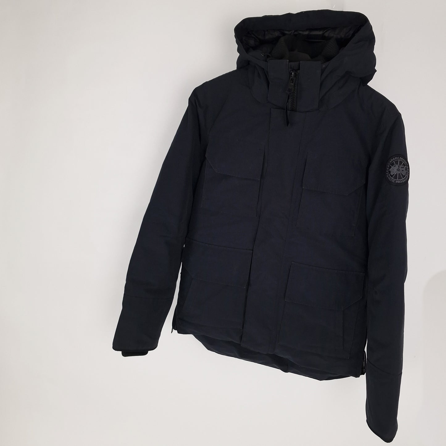 Canada Goose Maitland Parka Black Label Navy Men's Size Small Professional Product Photo
