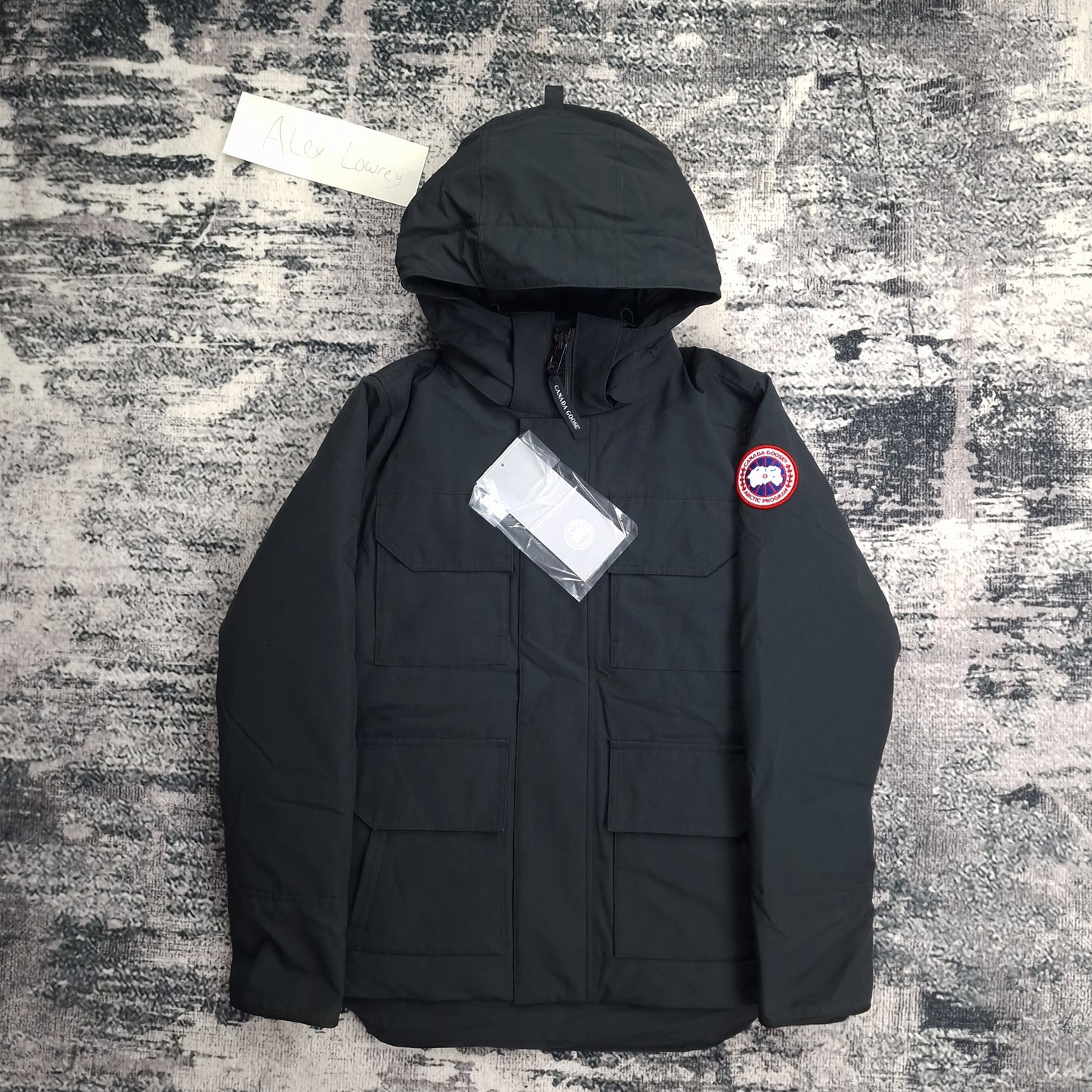 Canada Goose Maitland Parka Black Men's Size Small Front View with Original Tags