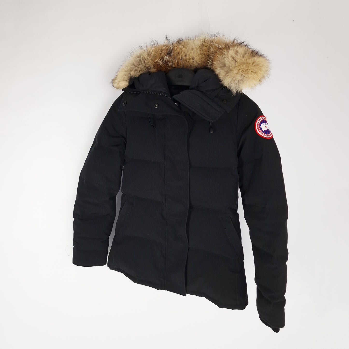 Canada Goose Portland Parka Black Women's Winter Jacket Professional Product Photo