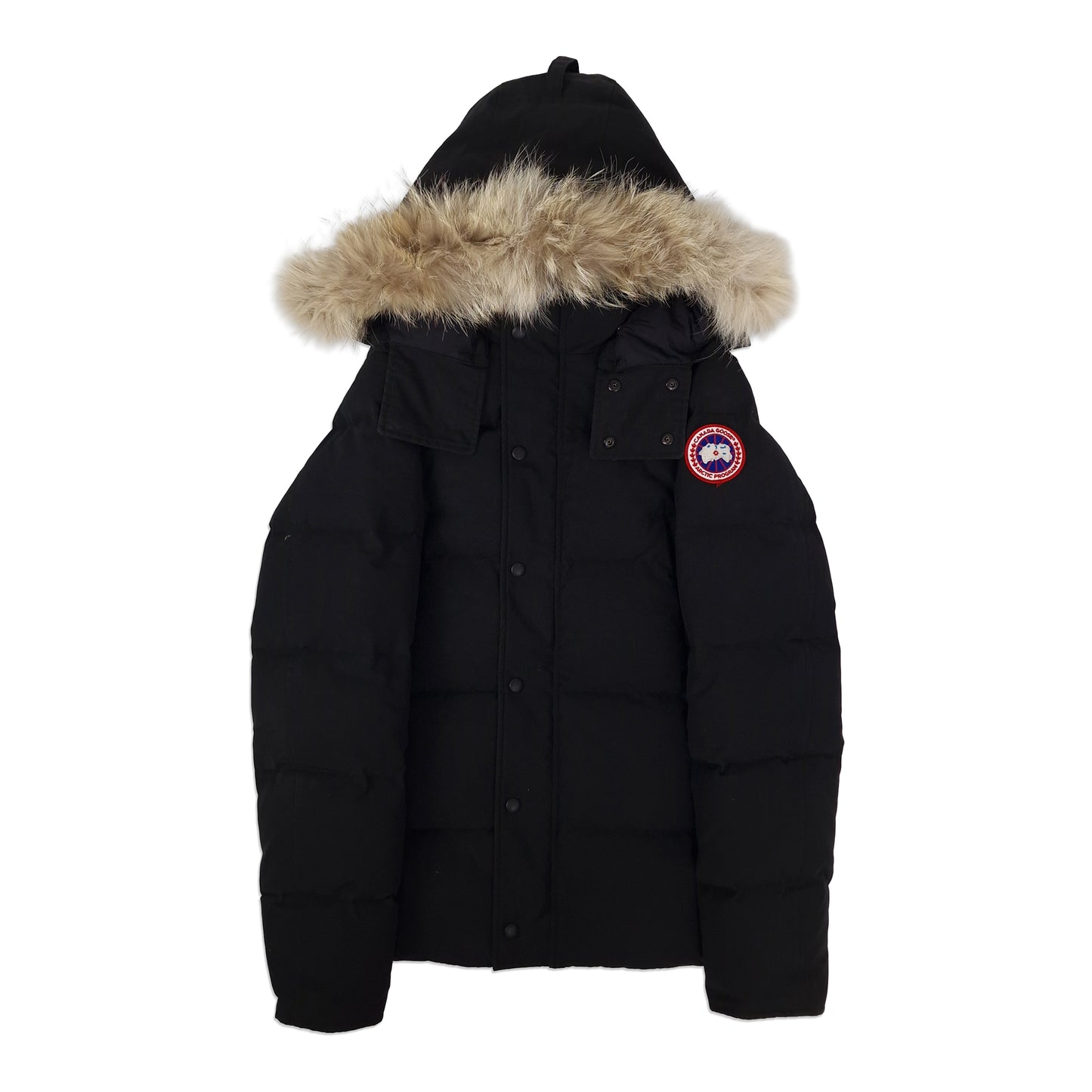 Canada Goose Wyndham Parka Black Men's Size Medium Front View