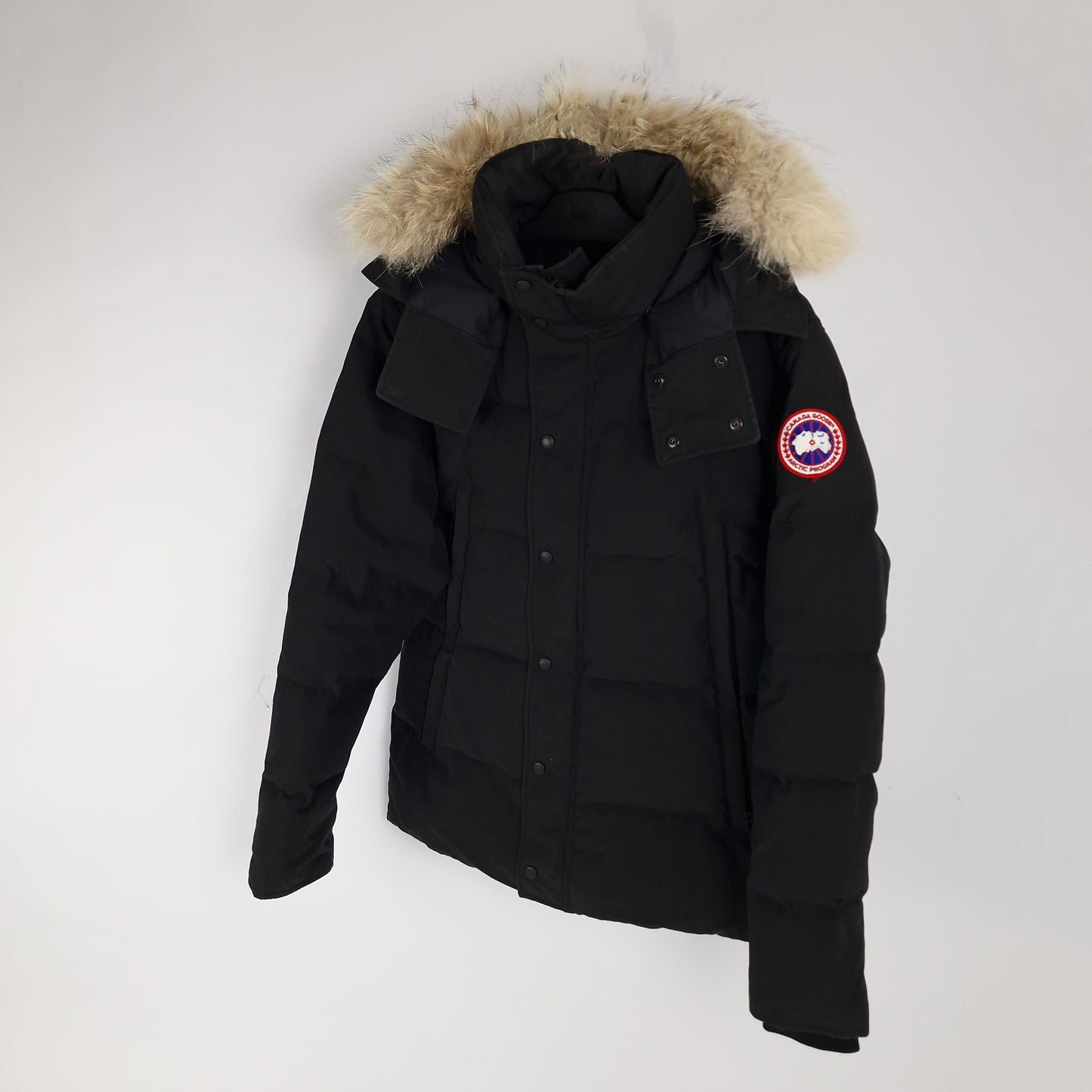 Canada Goose Wyndham Parka Black Men's Size Medium Professional Product Photo