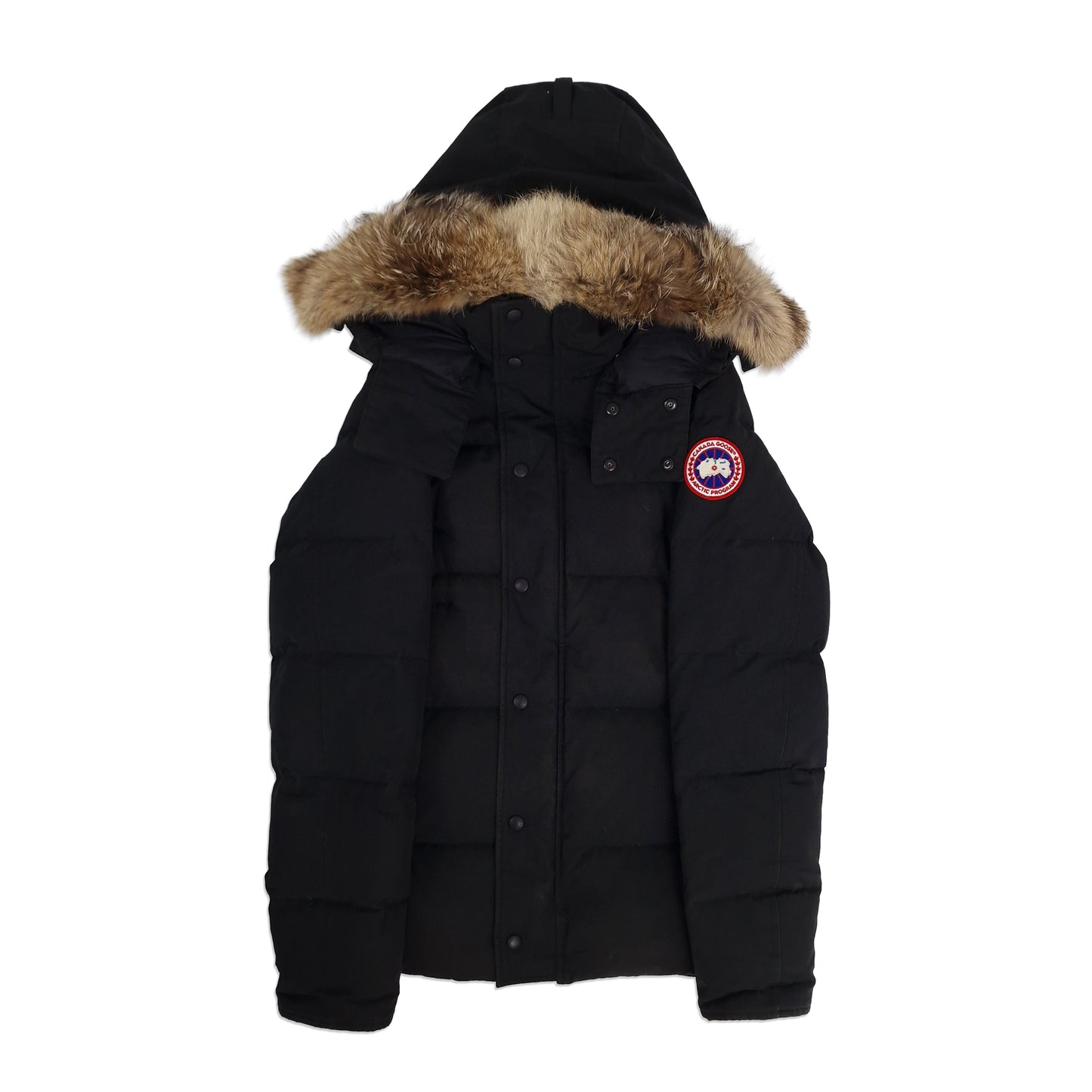 Canada Goose Wyndham Parka Black Men's Size Small Front View