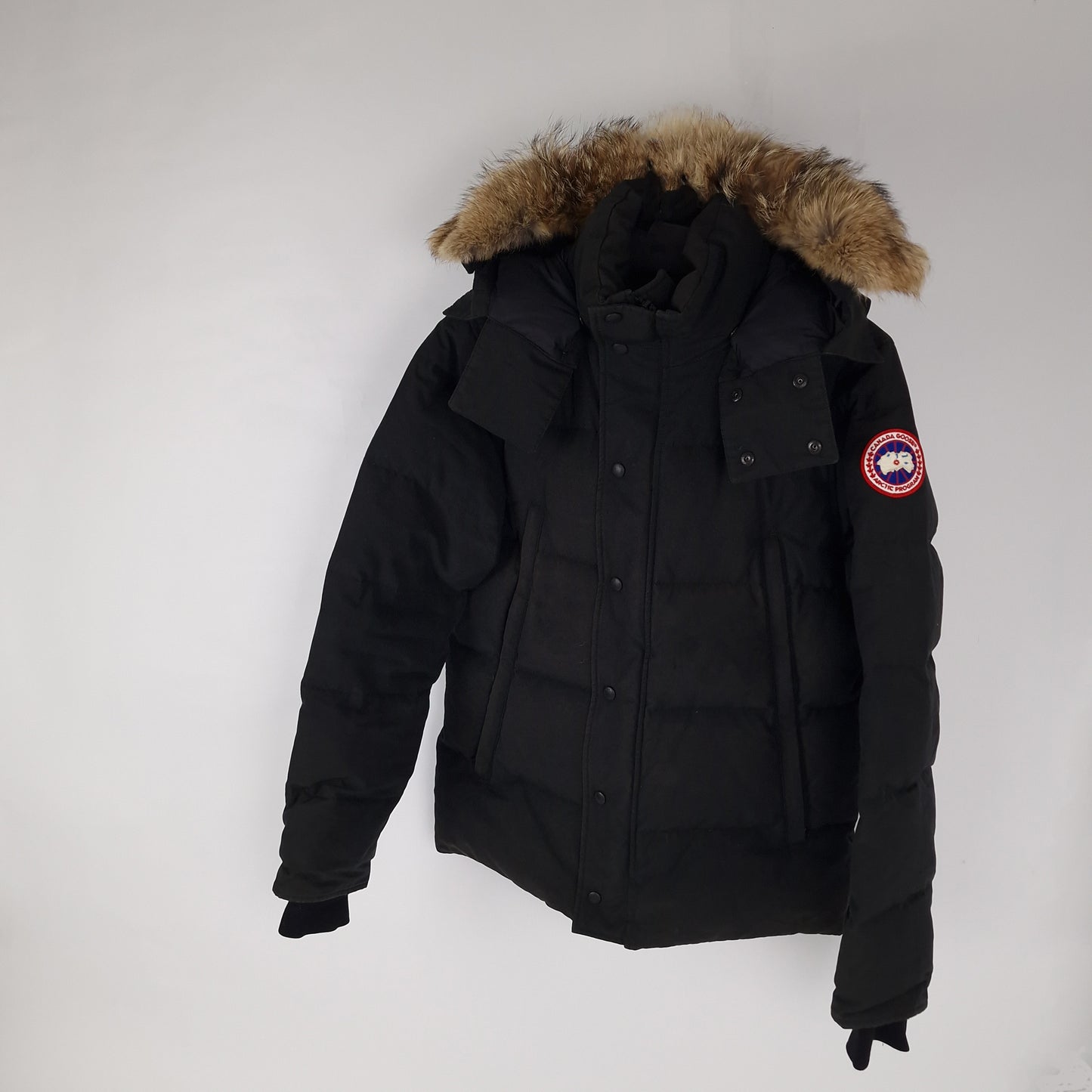 Canada Goose Wyndham Parka Black Men's Size Small Professional Product Photo