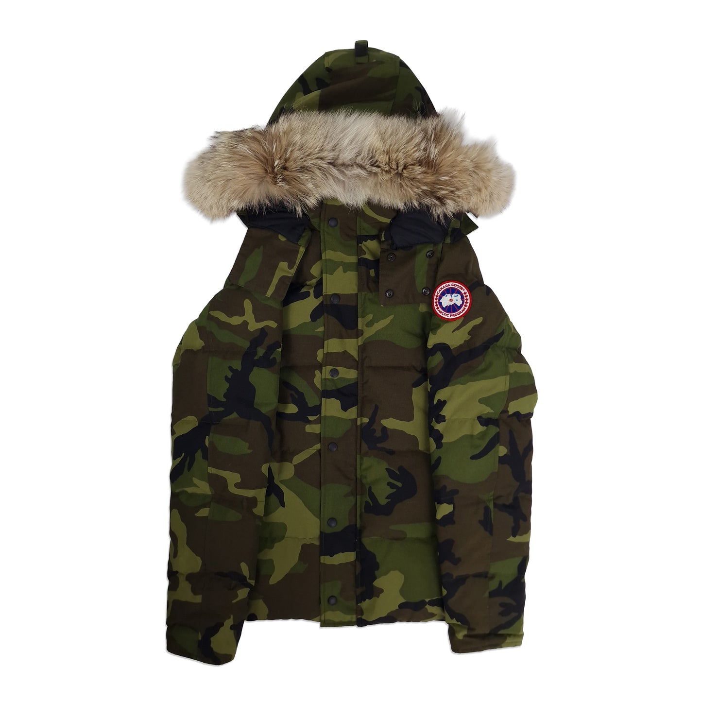 Canada Goose Wyndham Parka Heritage Camo Men's Size Medium Front View