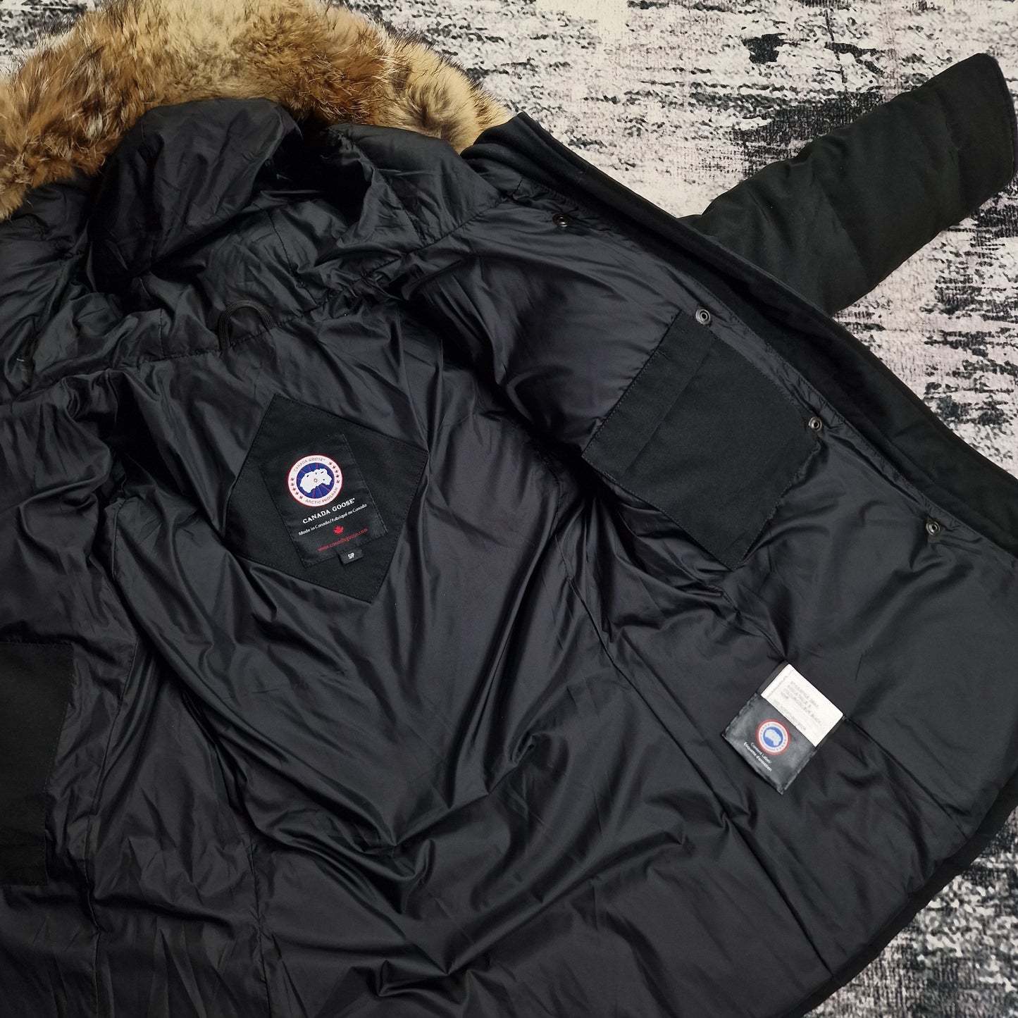 Canada Goose Portland Parka Black, Womens