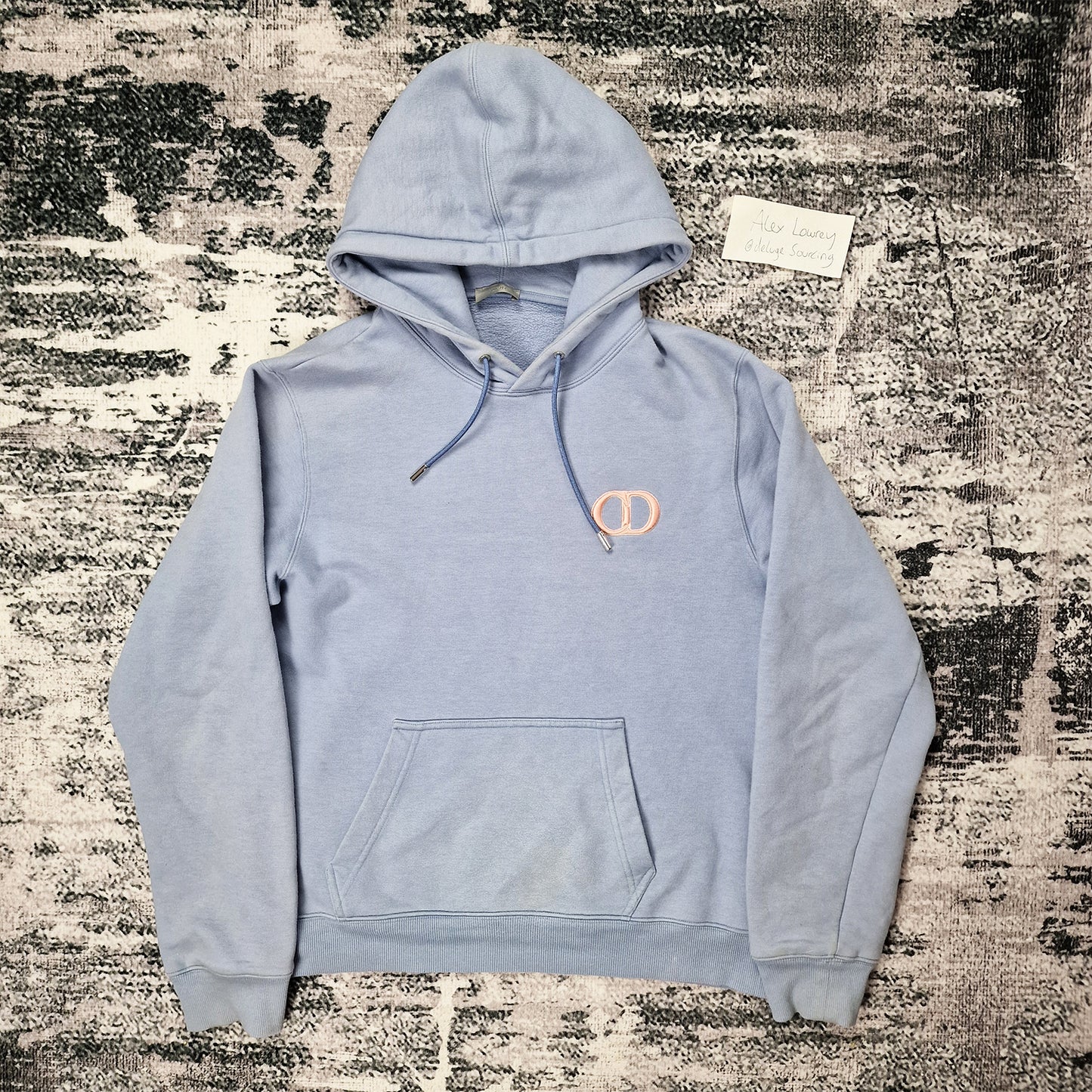 Dior CD Icon Hooded Sweatshirt, blue