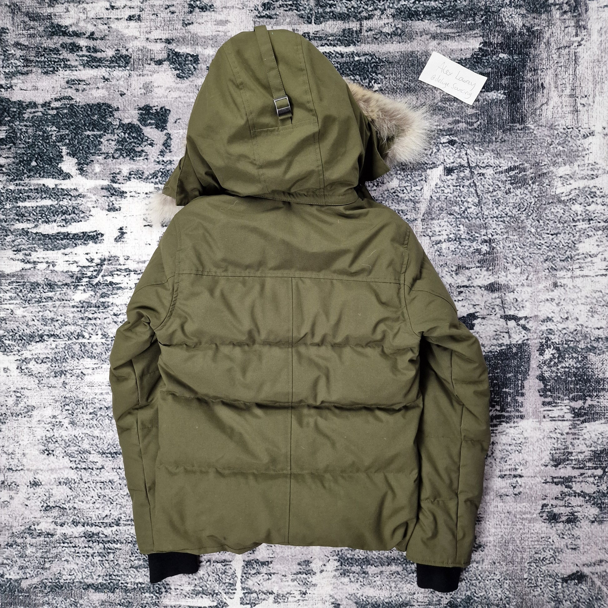 Canada Goose Wyndham Parka Heritage Military Green, back