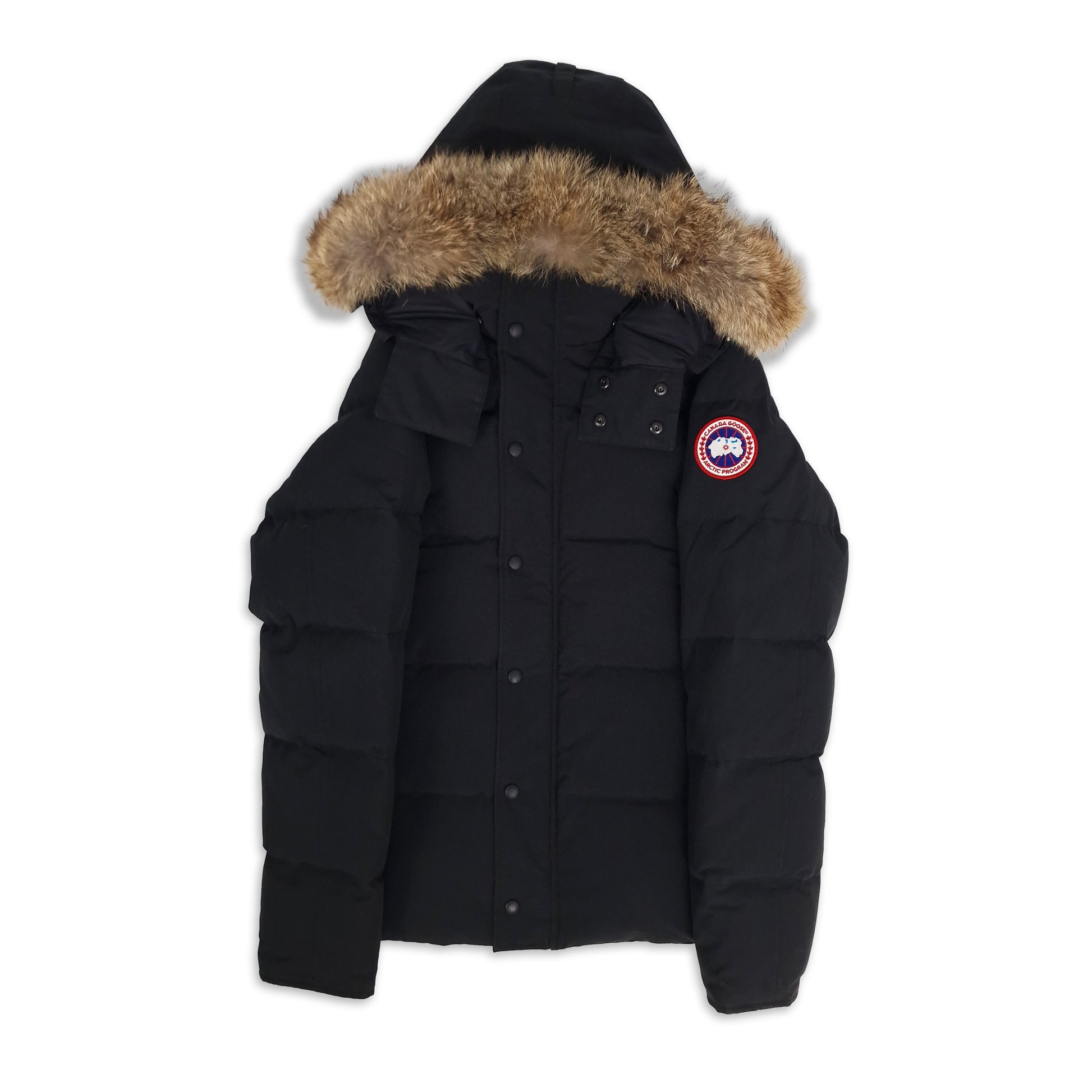 Canada Goose Wyndham Parka Black XL front view