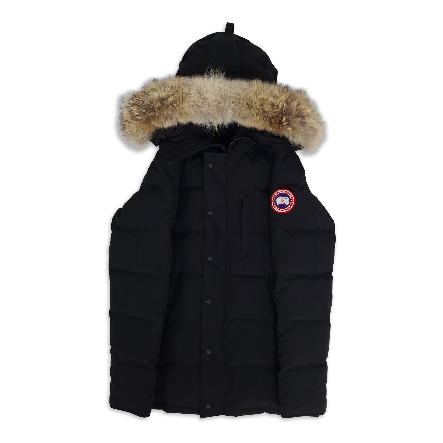 Canada Goose Carson Parka 3805MA Black Medium front view
