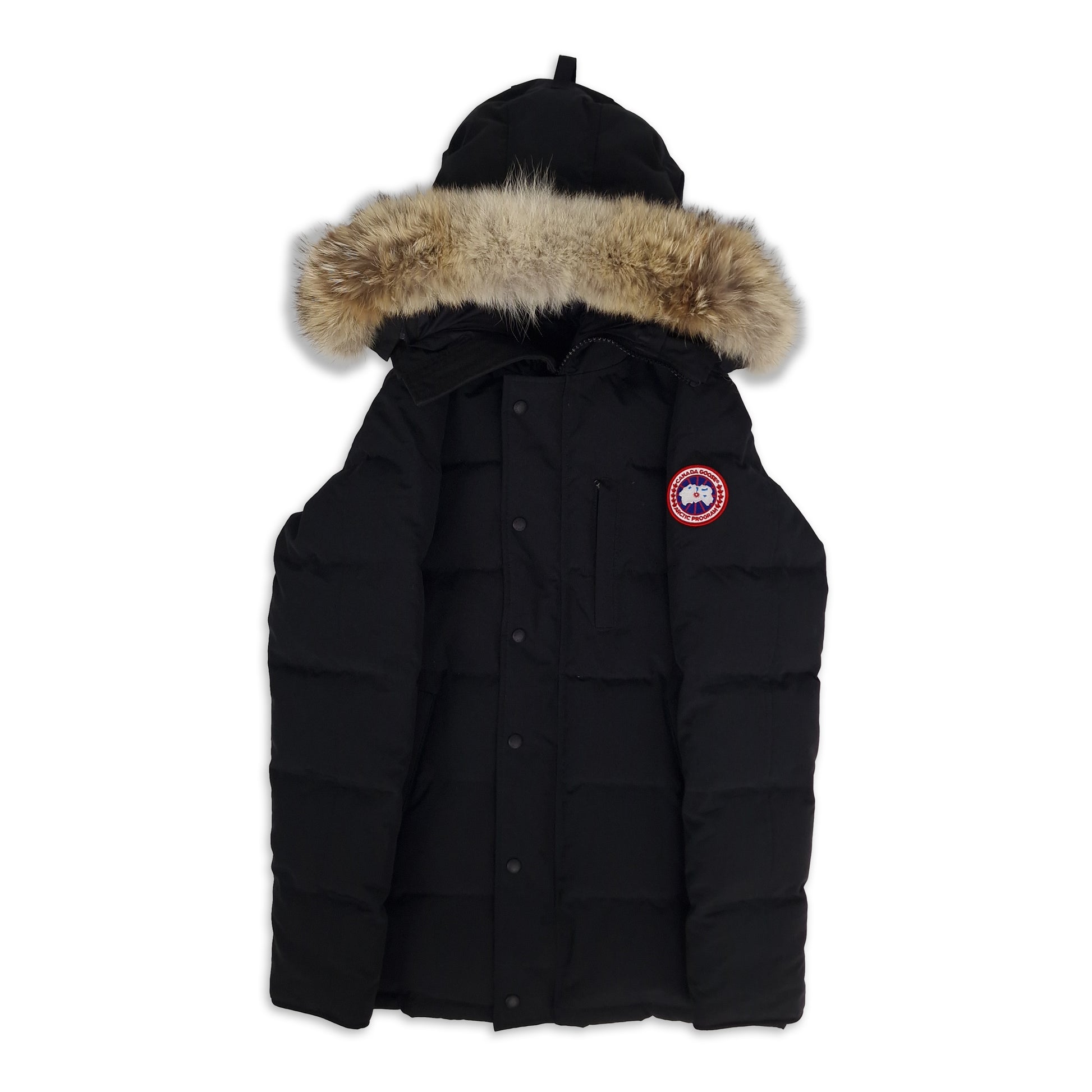 Canada Goose Carson Parka 3805MA Black Medium front view
