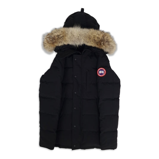 Canada Goose Carson Parka 3805MA Black Medium front view
