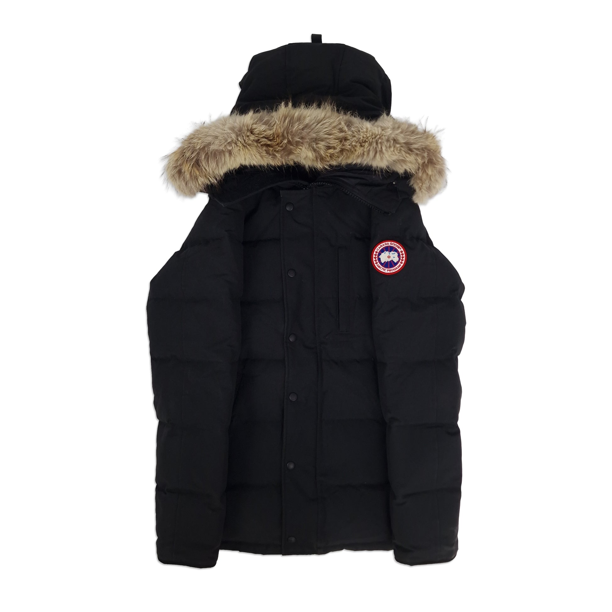 Canada Goose Carson Parka Black Men's Size Large Front View