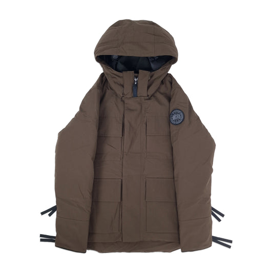 Canada Goose Maitland Parka Black Label Grizzly Brown Men's Size Small Front View