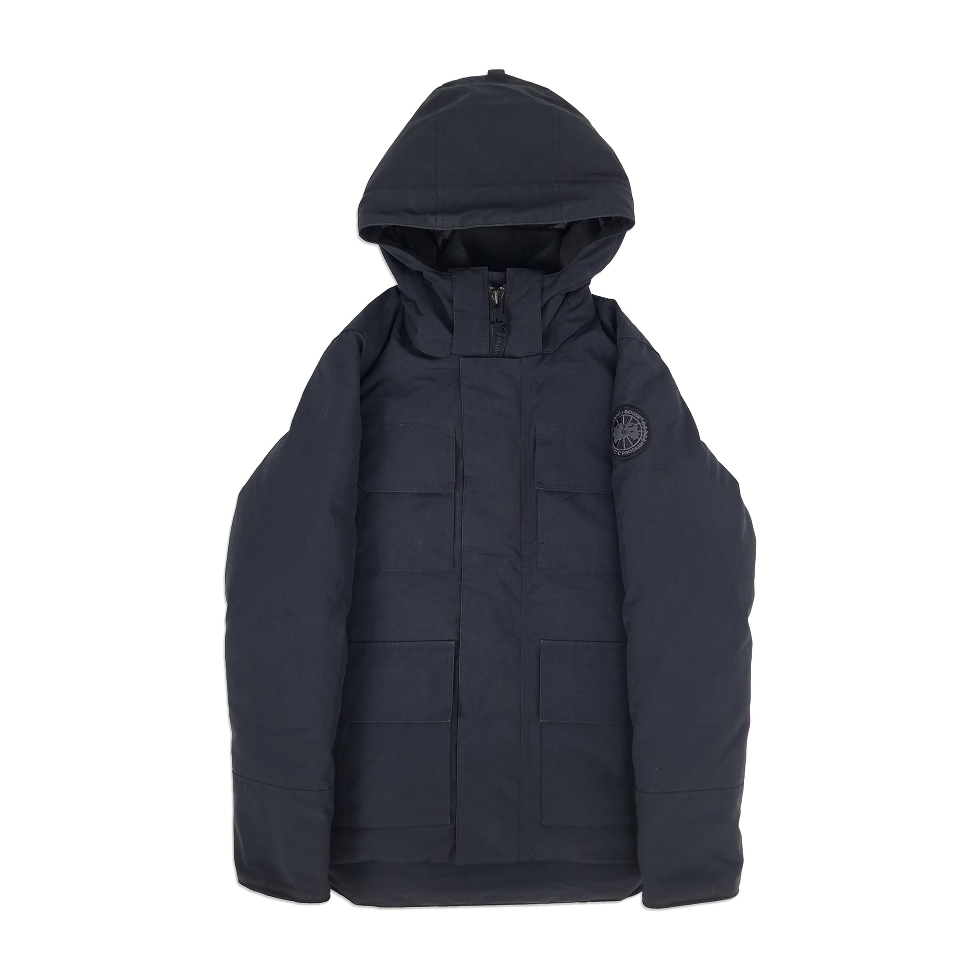 Canada Goose Maitland Parka Black Label Navy Men's Size Small Front View