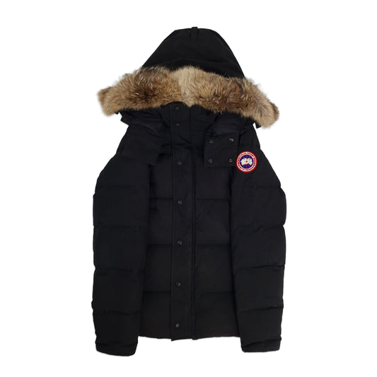 Canada Goose Wyndham Parka Black Men's Size Small Front View