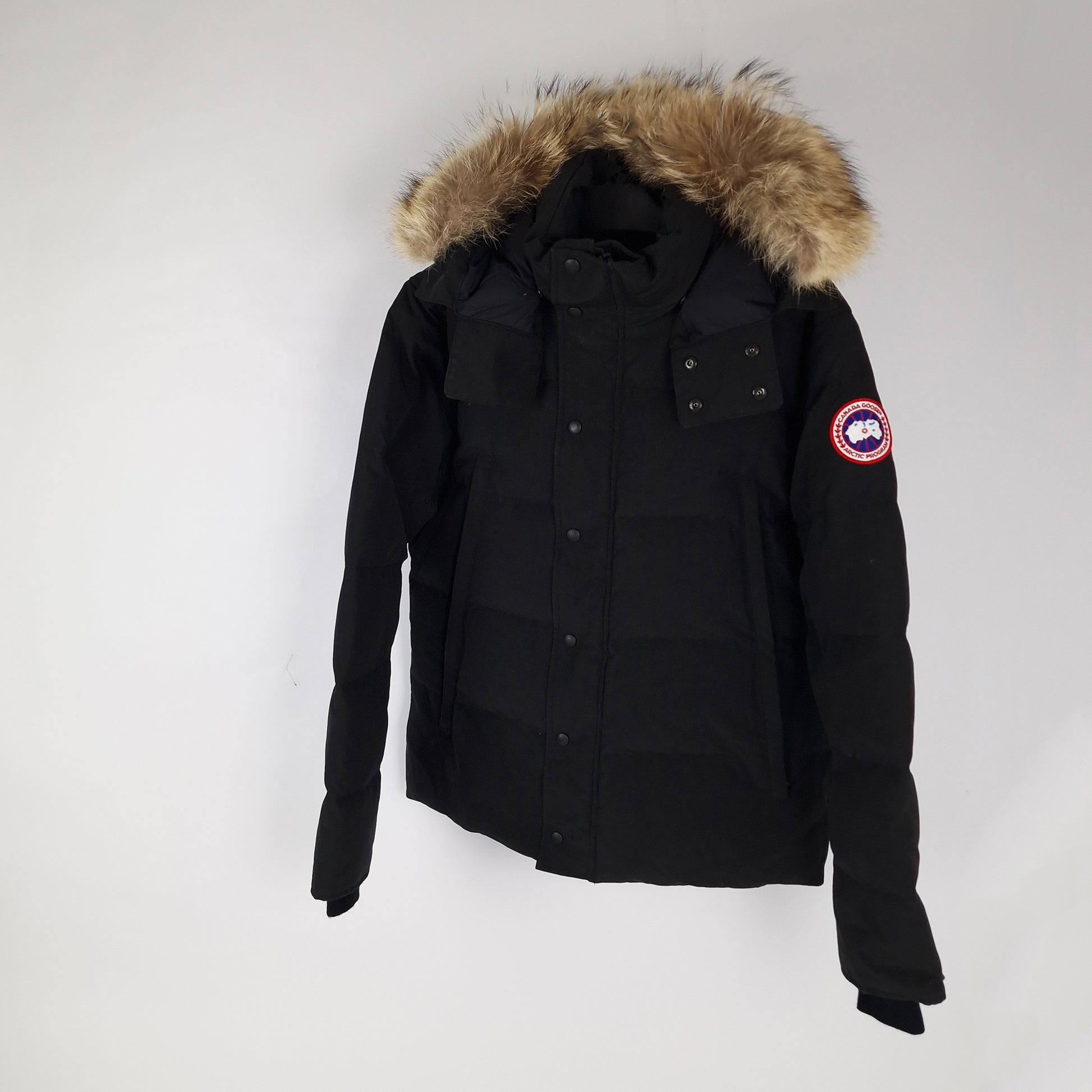 Canada Goose Wyndham Parka Black Men's Size XL Professional Product Photo