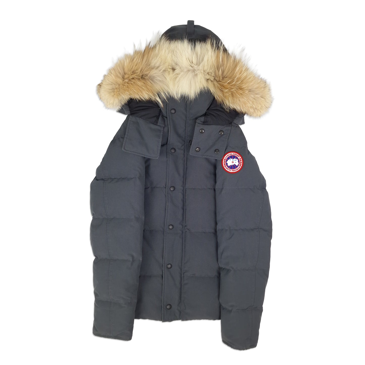 Canada Goose Wyndham Parka Graphite Men's Size XS Front View