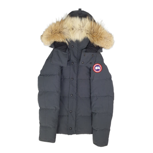 Canada Goose Wyndham Parka Graphite Men's Size XS Front View