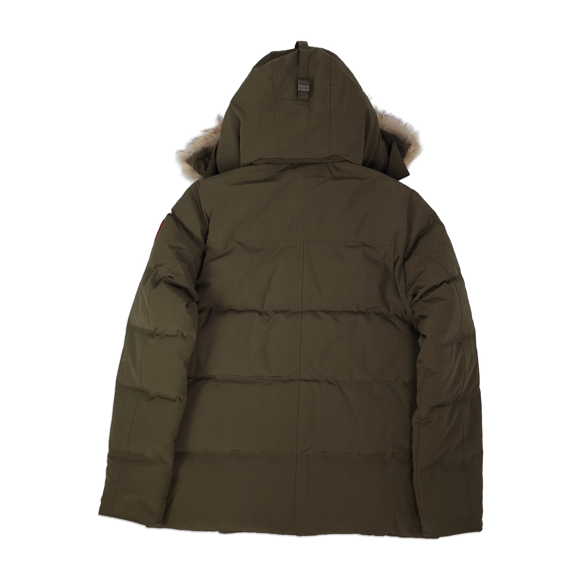 Canada Goose Wyndham Parka Heritage Military Green Men's Size Large Back View