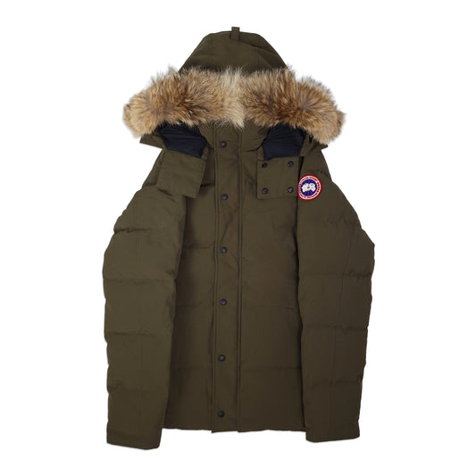 Canada Goose Wyndham Parka Heritage Military Green Men's Size Large Front View