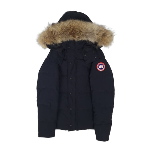 Canada Goose Wyndham Parka Heritage Navy Men's Size Small Front View